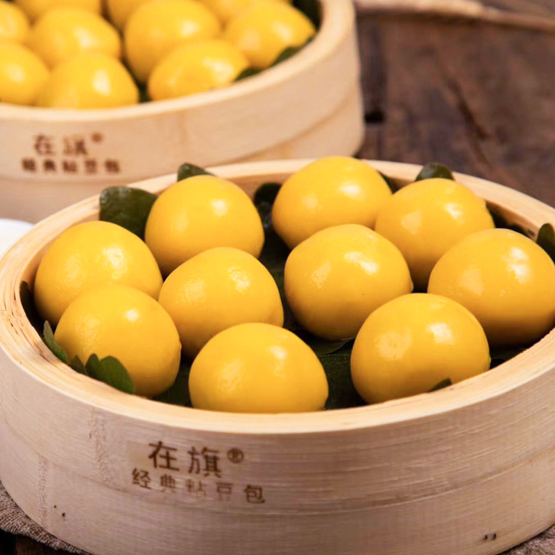 黏豆包（黄米红豆）